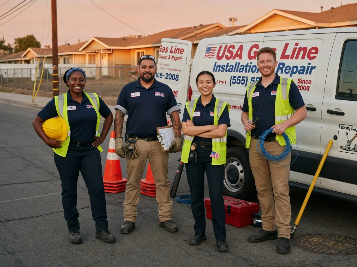 Gas Line Installation company in Oak Park, MN